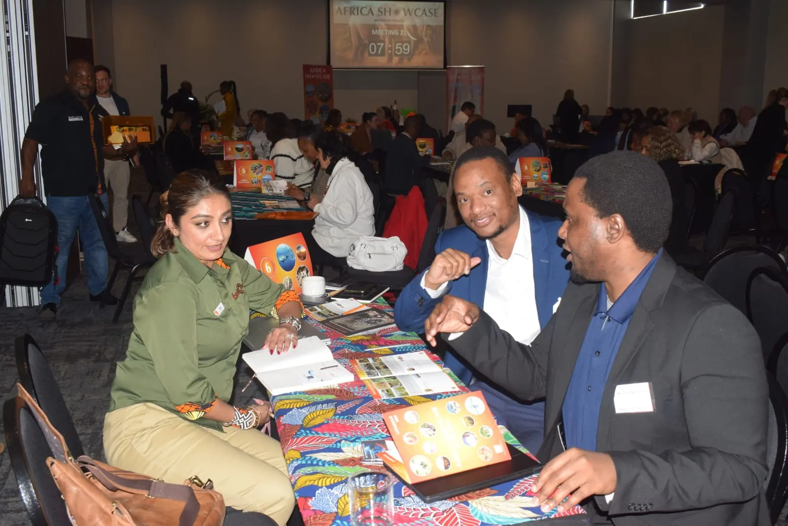 NAC Travel receiving recognition during travel partner event